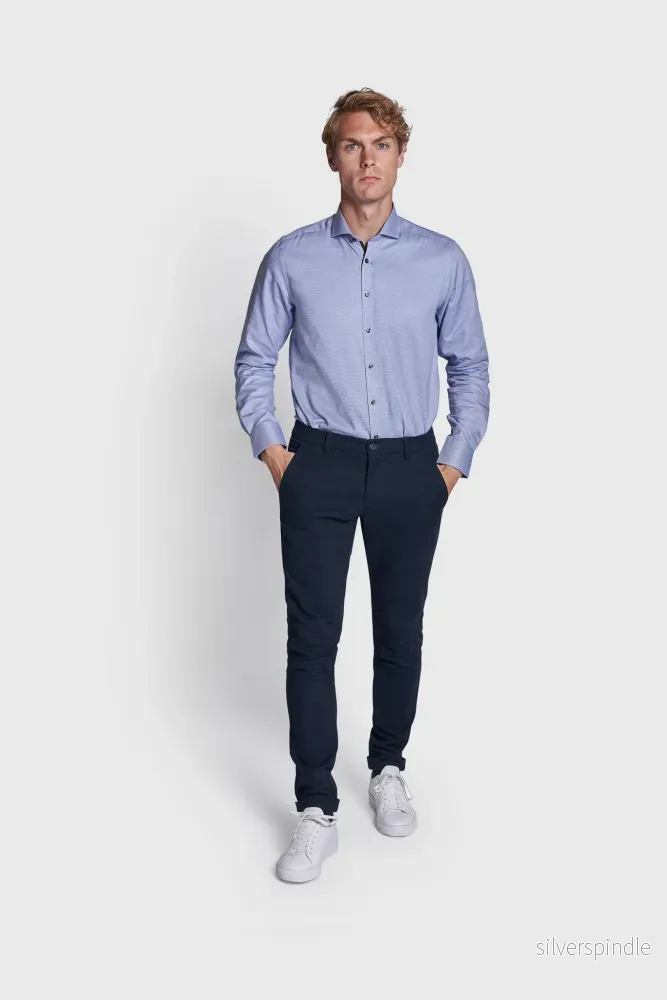 BS Jazo Modern Fit Skjorta - Blå - Bild 3