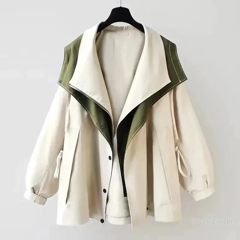 Elegant Vattentät Trenchcoat för Kvinnor med Utmärkt Värmeisolering | Unik Design för Höst och Vinter Elegant Vattentät Trenchcoat för Kvinnor med Utmärkt Värmeisolering | Unik Design för Höst och Vinter