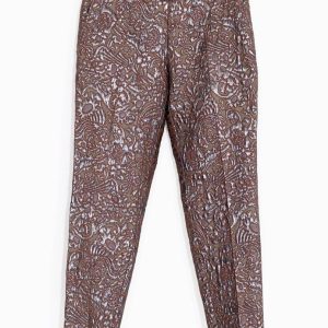 PANTALONE JAQUARD LUREX – Brun PANTALONE JAQUARD LUREX – Brun