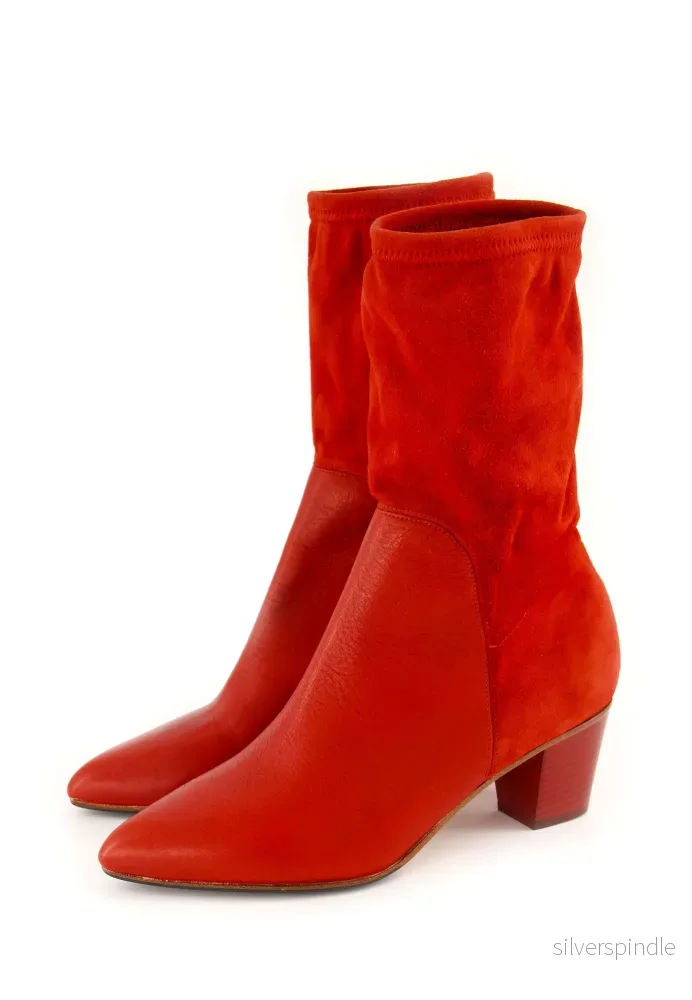 NILA VACHETTA/SUEDE BOOTS – Röd NILA VACHETTA/SUEDE BOOTS – Röd