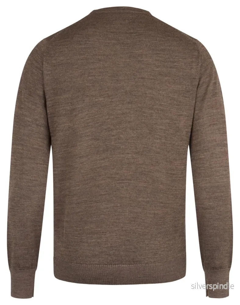 BS Neptune Regular Fit Stickad tröja - Brown - Bild 2