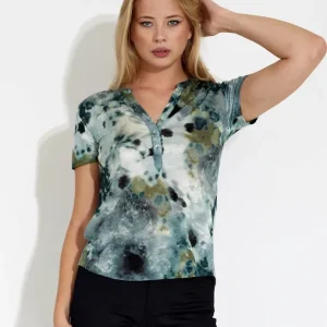 MARCY TOPP – Green print MARCY TOPP – Green print