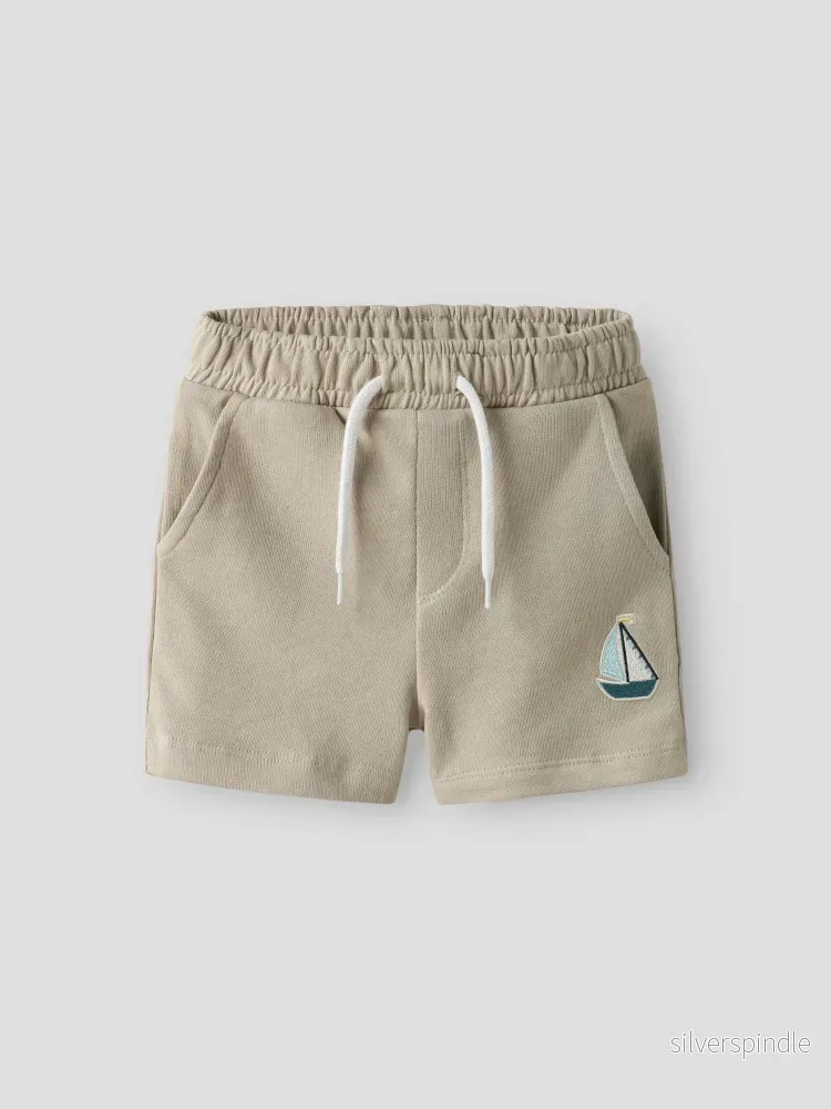 Beige Sweat Shorts - Bild 3