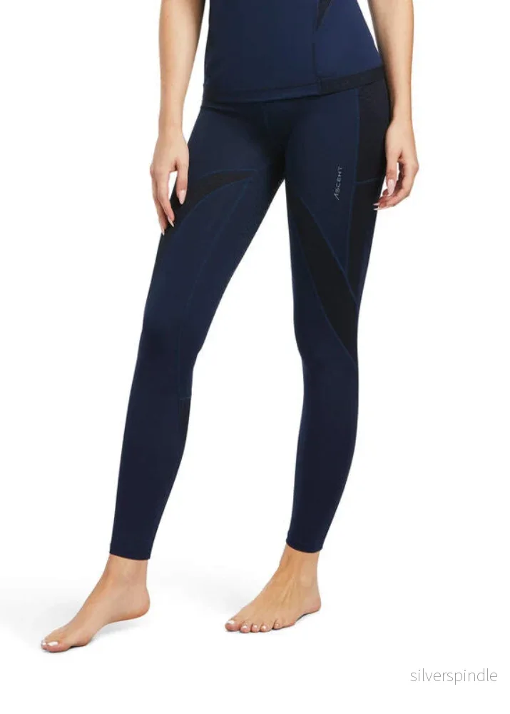 Ariat Ascent Half Grip Tights Navy Ariat Ascent Half Grip Tights Navy