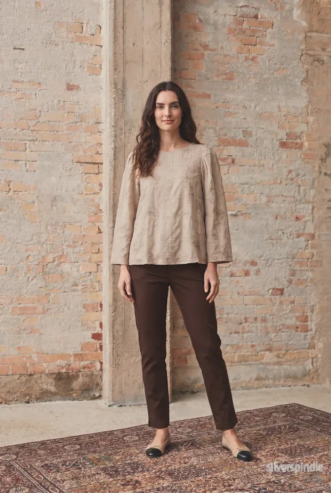 Juna Blouse - Dark Sand - Bild 3