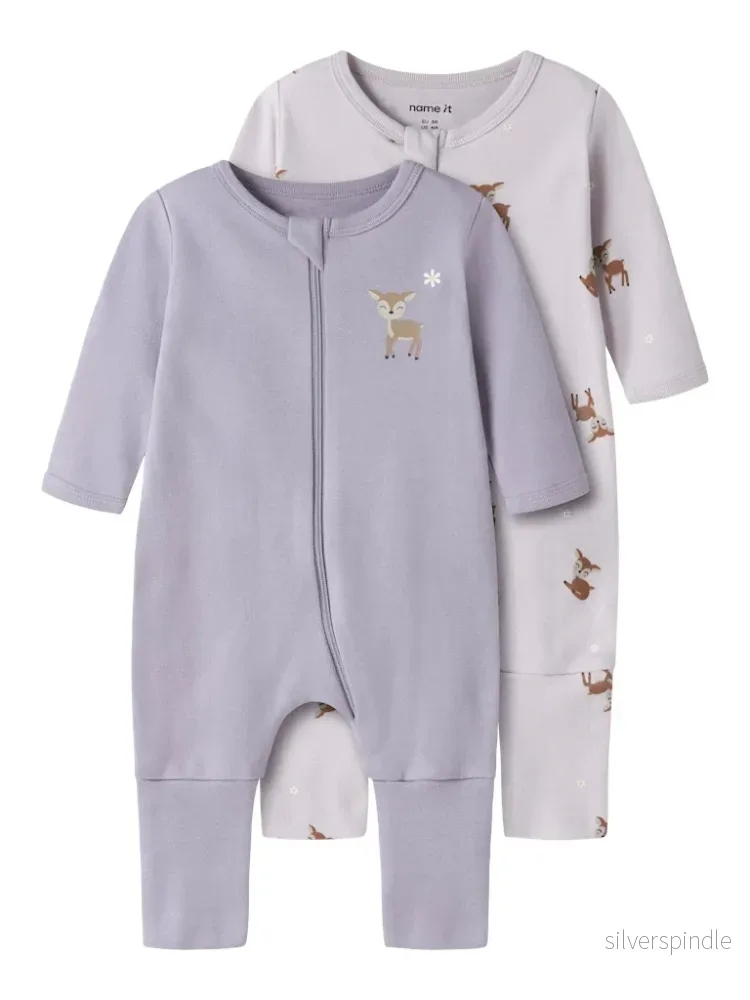 2-pack Pyjamas fot/utan fot 2-pack Pyjamas fot/utan fot