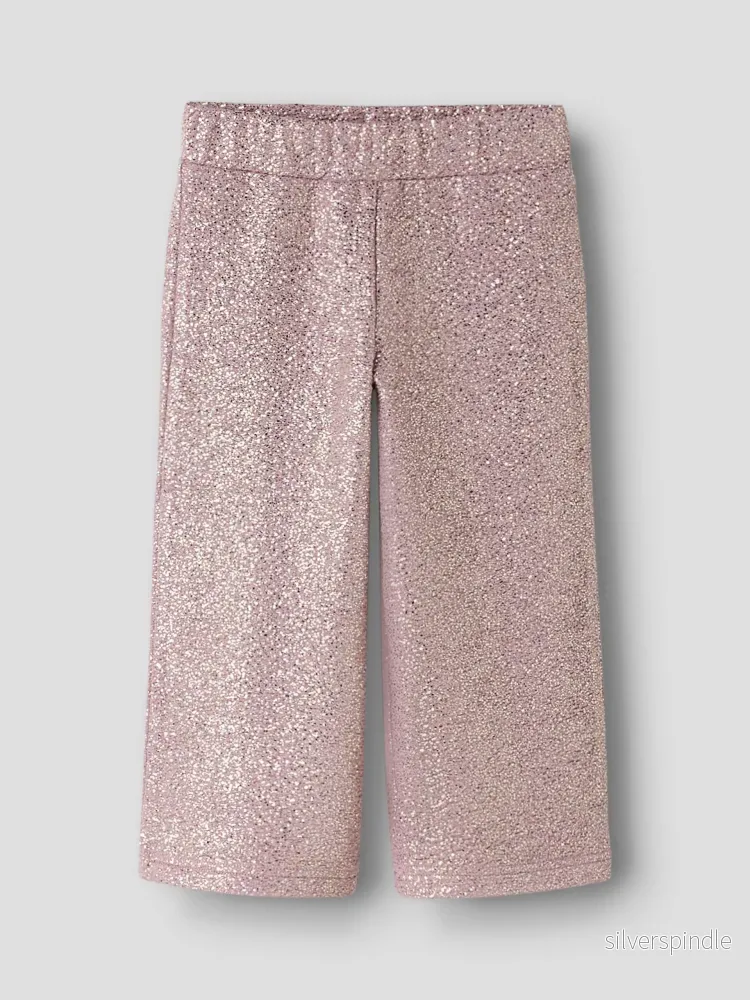 Silver glittriga Byxor
