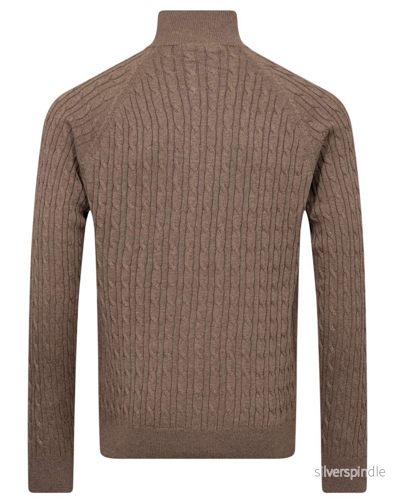 BS Simbel Regular Fit Stickat - Brown - Bild 2