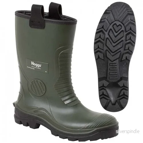Hoggs Aqua-Tuff Safety Rigger Wellingtons
