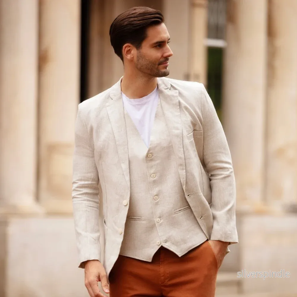 Walker & Hawkes - Banbridge linnekavaj Off White