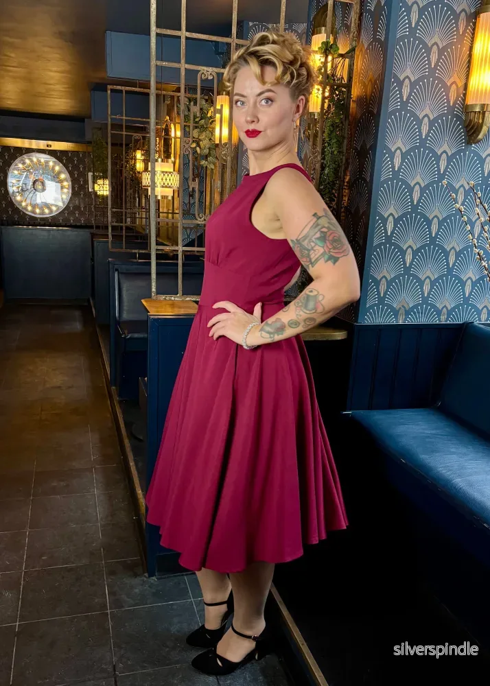 Ruby swingklänning ärmlös - magenta - Bild 3