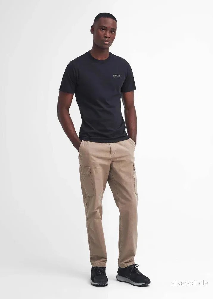 Barbour Intl Small Tee Logo Black - Bild 2