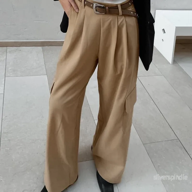 Oliver | Elegant Hög Midja Vida Benbyxor - Bild 2