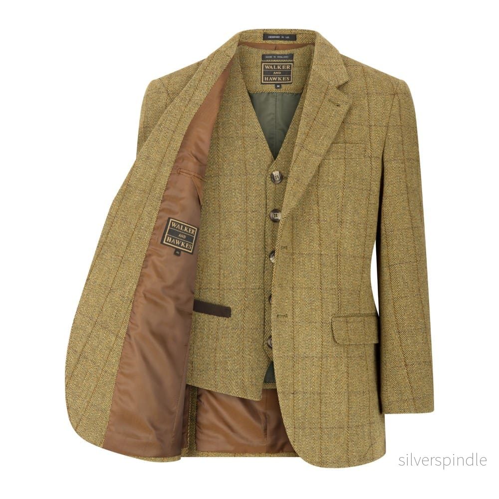Walker & Hawkes Windsor – tweedkavaj Light Sage Walker & Hawkes Windsor – tweedkavaj Light Sage