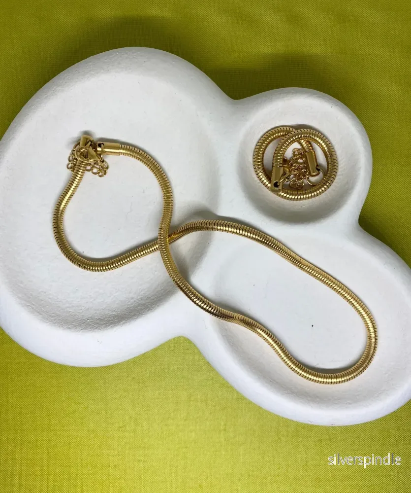 Easy gold necklace - Bild 3