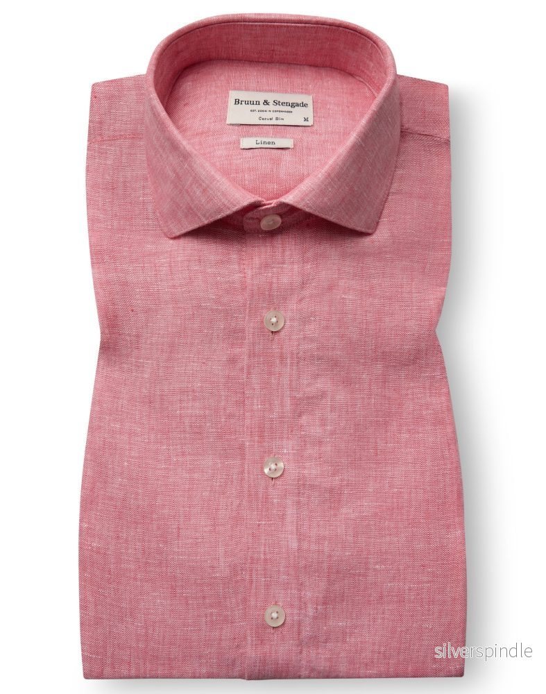 BS Perth Casual Slim Fit Skjorta - Pink