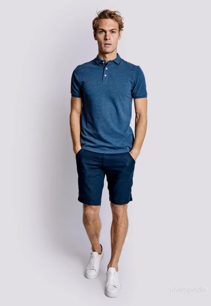 BS Monir Regular Fit Piké - Ocean - Bild 3