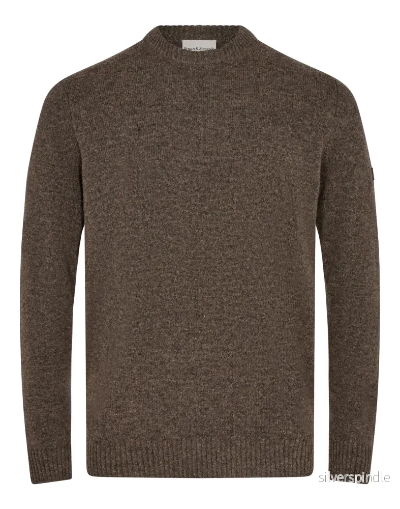 BS Aksel Regular Fit Sticka - Brown