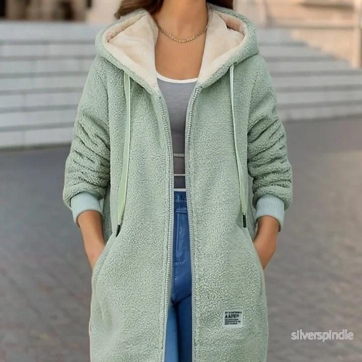 Emma | Enkel Höst Cardigan med Knäppning - Bild 3