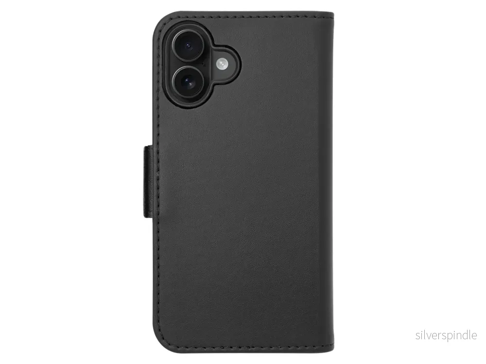 Plånboksfodral iPhone 16 Plus – Svart