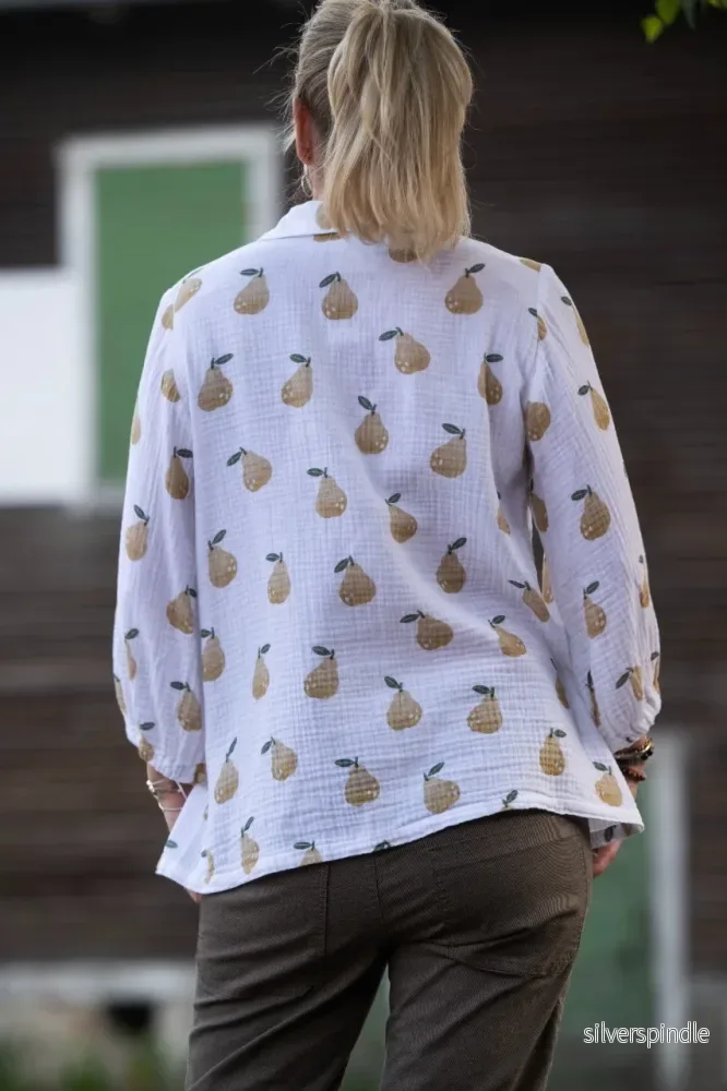 Silduksskjorta Päron - Bild 3