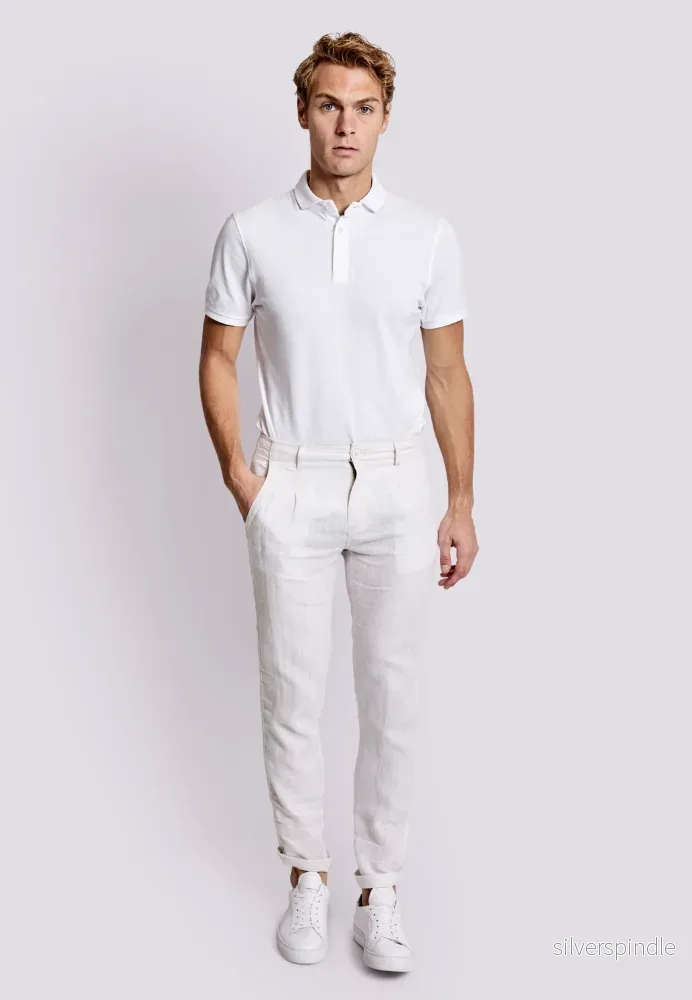 BS Enrique Slim Fit Chinos - Sand - Bild 3