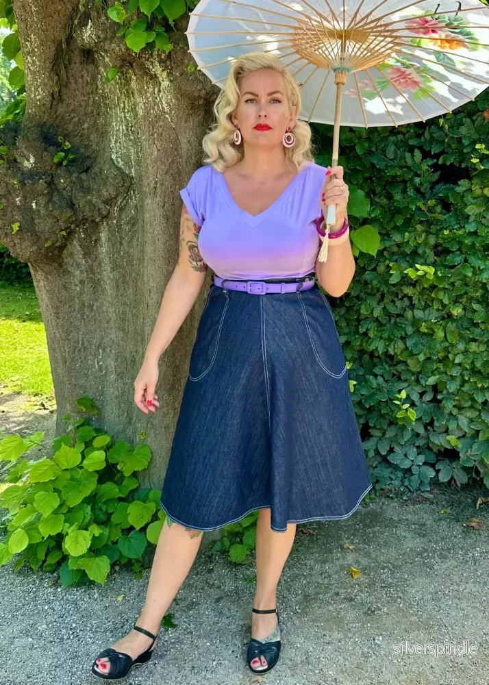 Denim Aline Skirt Denim Aline Skirt