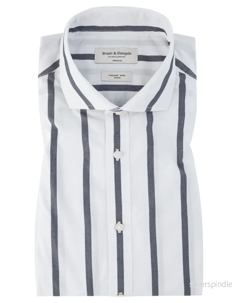 BS Sukumo Slim Fit Skjorta – White BS Sukumo Slim Fit Skjorta – White
