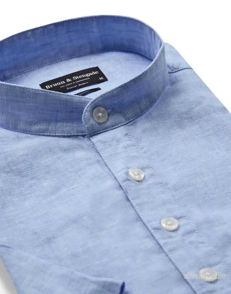 BS Hobart Casual Modern Fit Skjorta - Light Blue - Bild 2