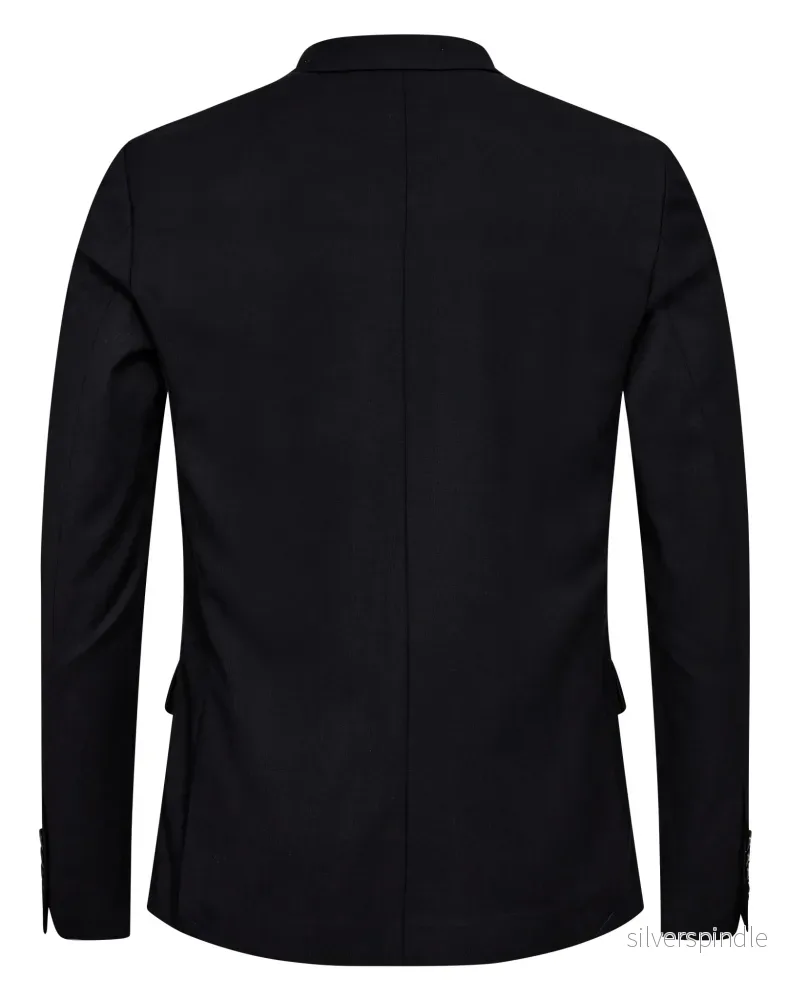 BS Marin Slim Fit Kavaj - Svart - Bild 2
