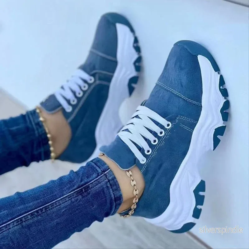 Ella | Bekväma Sommar Sneakers Med Platå - Bild 2