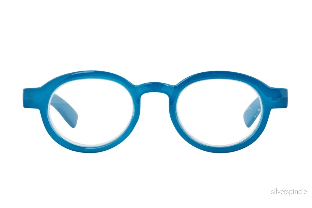 EMY Milky Blue Wood Reading Glasses EMY Milky Blue Wood Reading Glasses