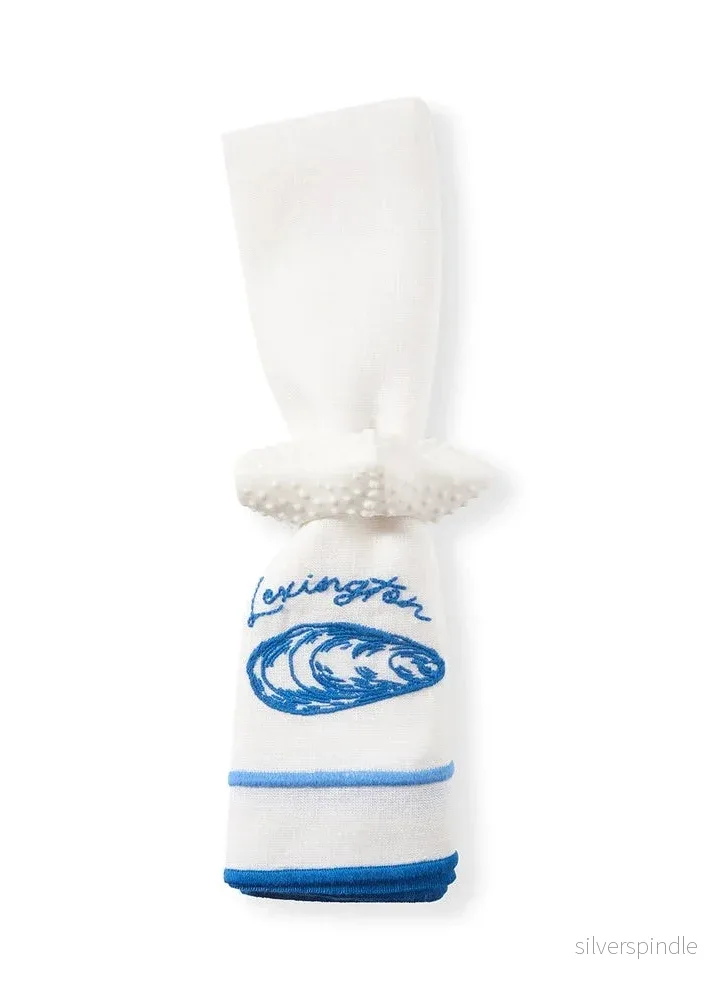 Lexington Stoneware Starfish Napkin Ring White - Bild 2