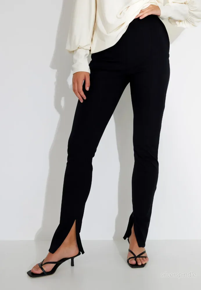 TIGHT PANTS BYXOR - Svart - Bild 2