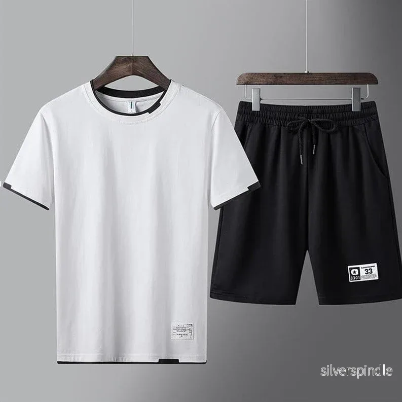 Liam | Lätt Sommar Sportset för Män, Avslappnad och Modern - Bild 3