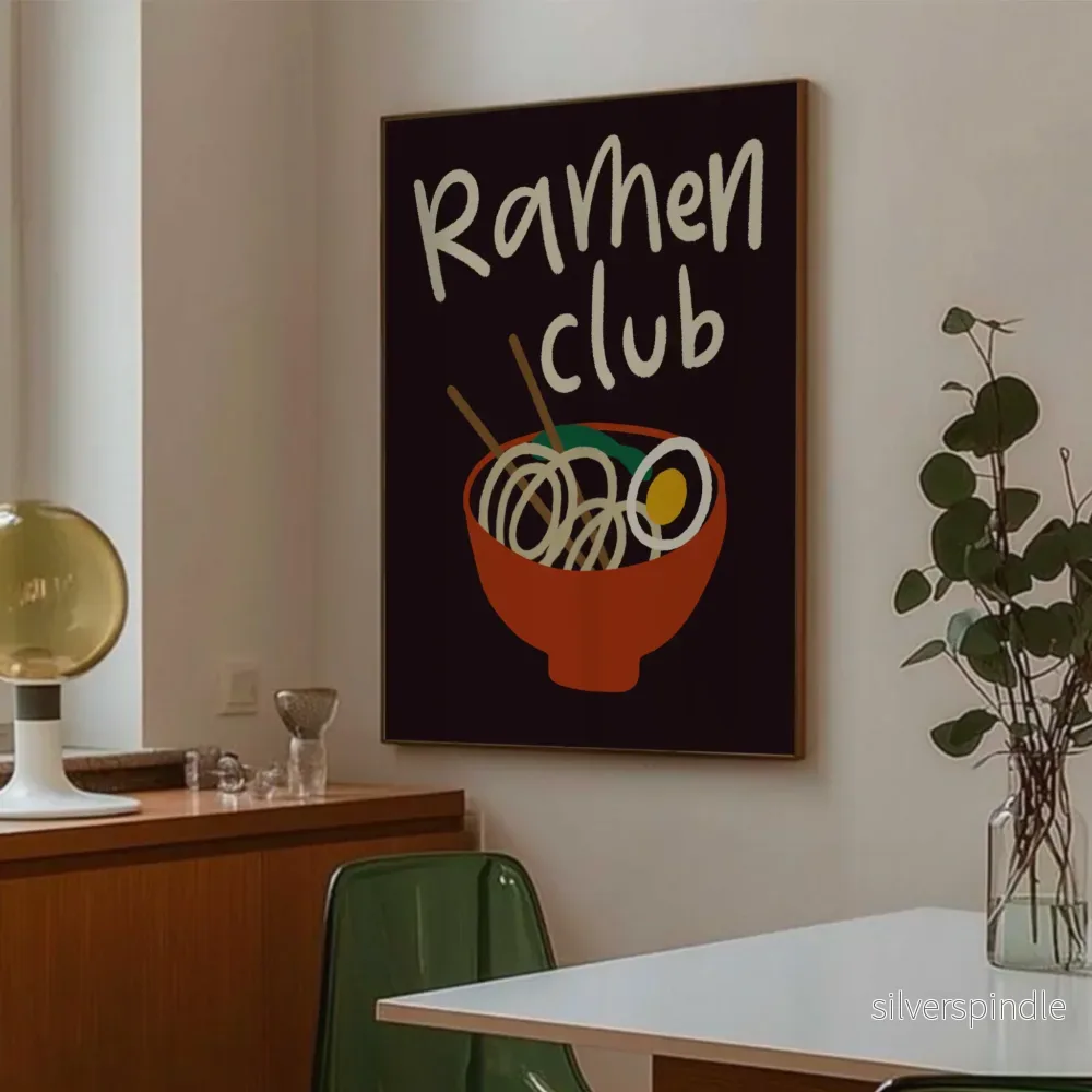 Nudelposter Ramen Club i Aubergine - Bild 3