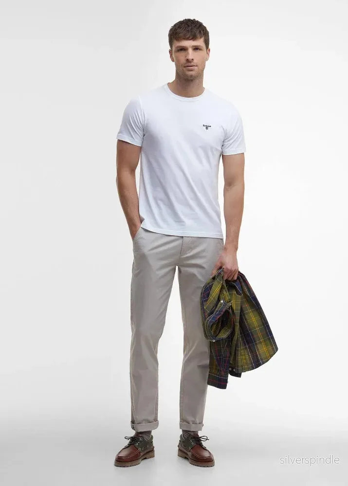 Barbour Essential Sports Tee White - Bild 2
