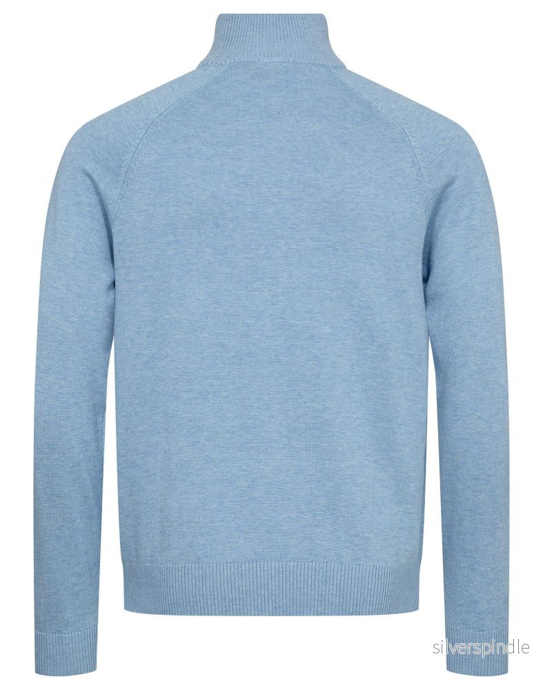 BS Vangelis Regular Fit Stickat - Light Blue - Bild 2