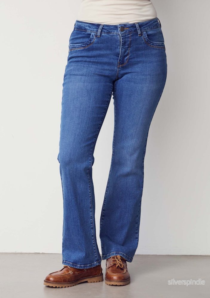 Verona Flare Jeans – Mid Denim Wash Verona Flare Jeans – Mid Denim Wash