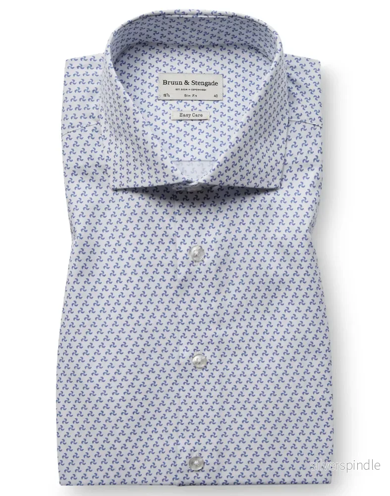 BS Coric Slim Fit Skjorta - White