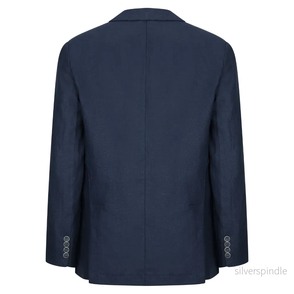 Walker & Hawkes - Banbridge linnekavaj Navy - Bild 3