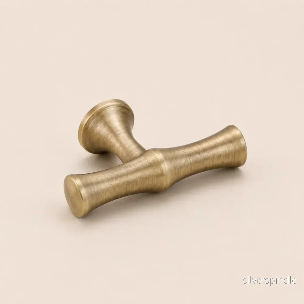 T-knopp i antik brons – klassisk design - Bild 2