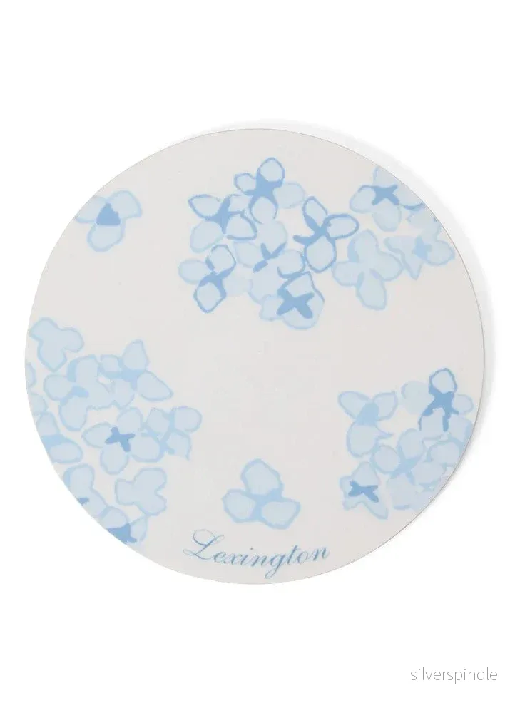 Lexington Laminated Double-Sided Coaster 4/s BL/WH - Bild 2