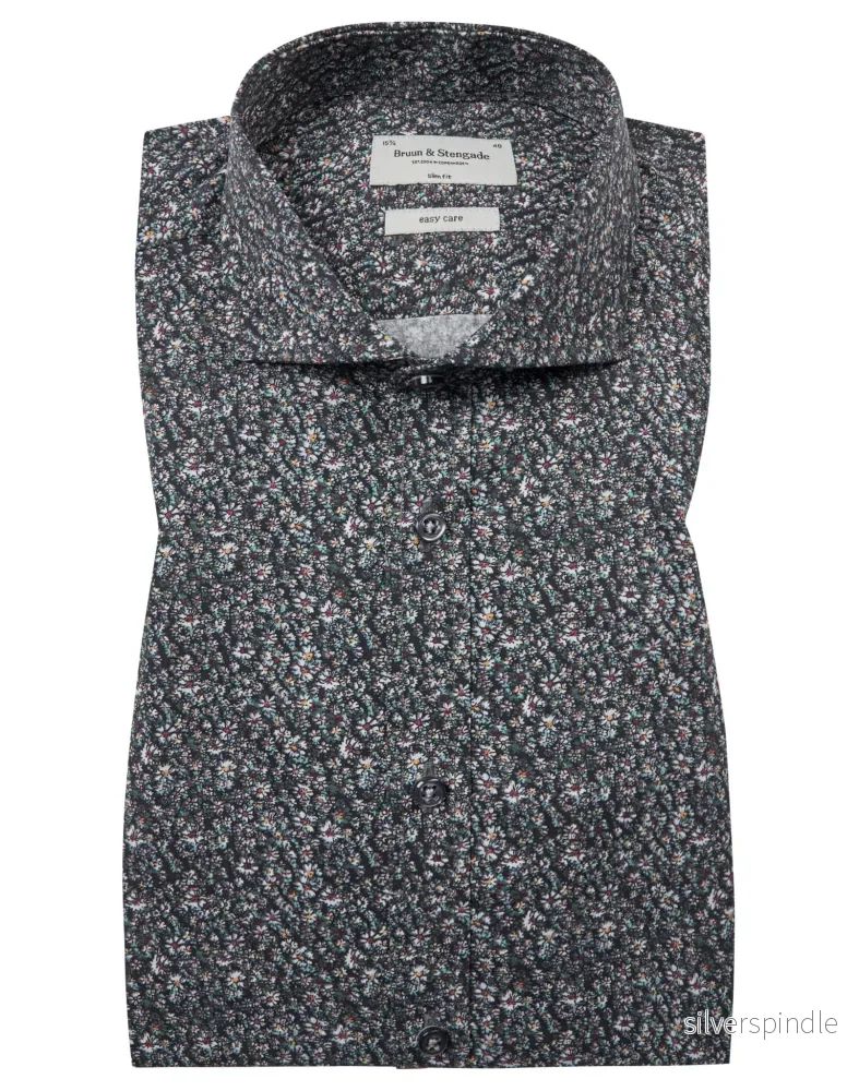 BS Lorenzo Slim Fit Skjorta – Dark Green BS Lorenzo Slim Fit Skjorta – Dark Green
