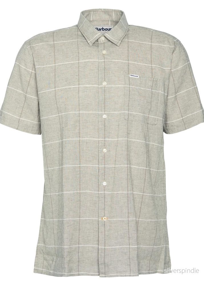 Barbour Swaledale Short Sleeve Regular Shirt Olive Barbour Swaledale Short Sleeve Regular Shirt Olive