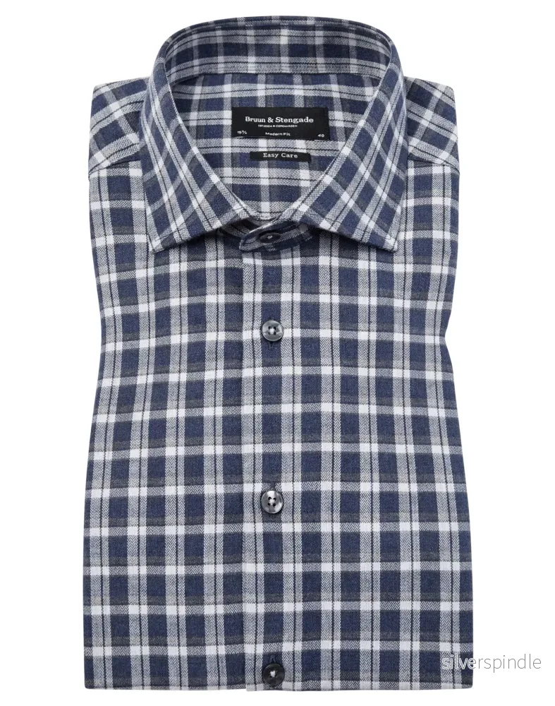 BS Emerson modern fit Skjorta – Blå
