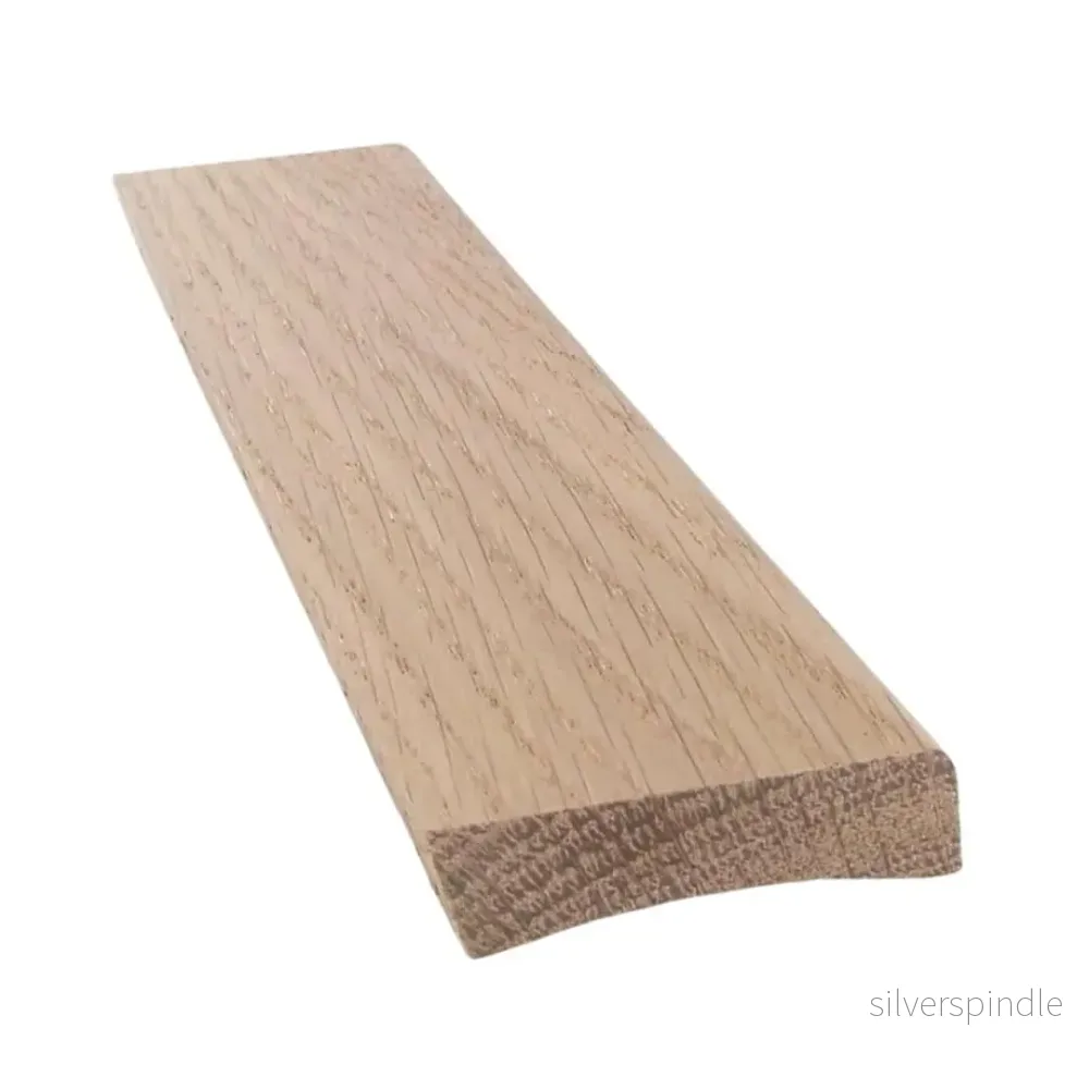 Golvlist 12x42x3050, Vit ek, Lackad