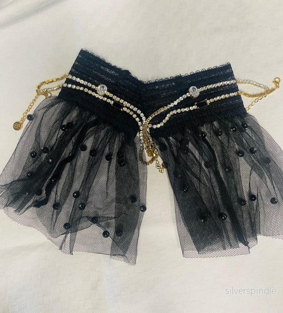 Black pearl wrist cuff - Bild 2
