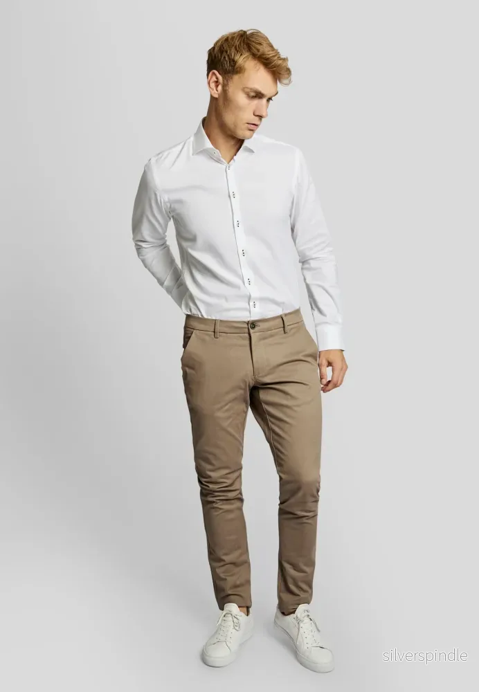 BS Oscar slim fit chinos - Sand - Bild 3