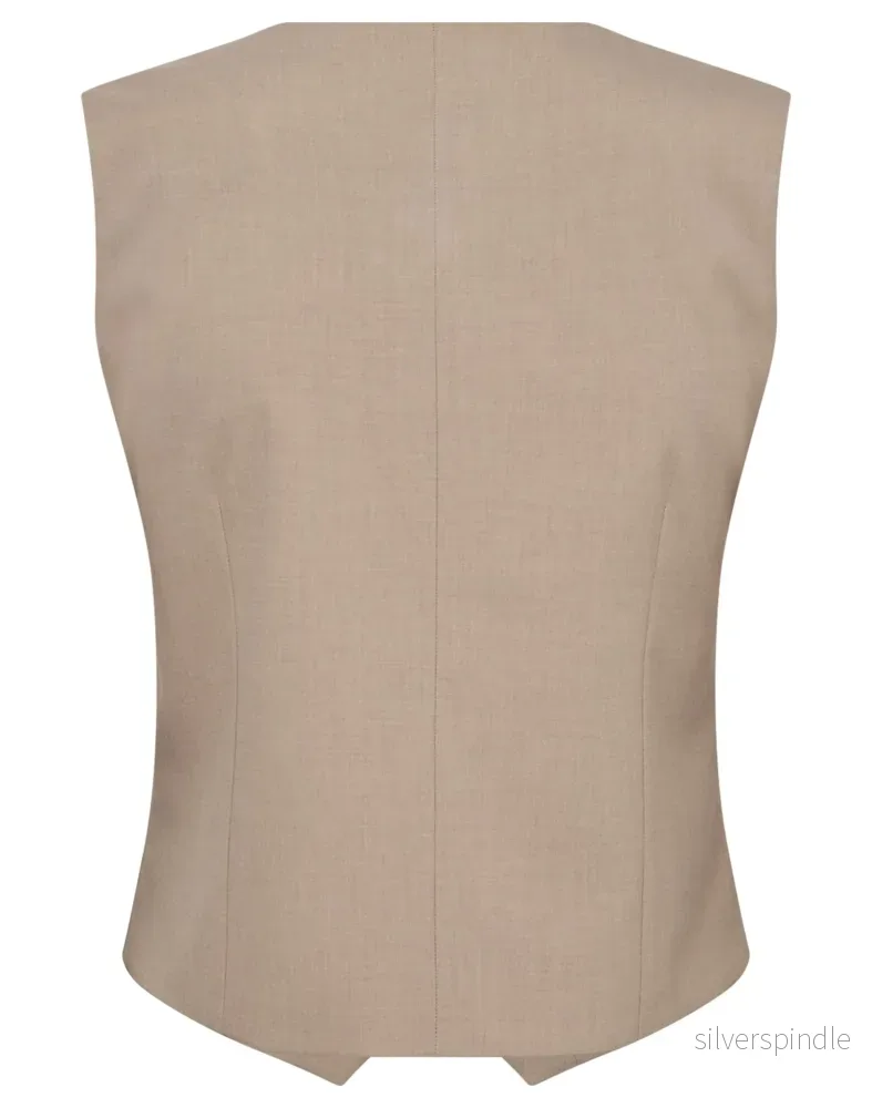 BS Decima Slim Fit Väst - Sand - Bild 2